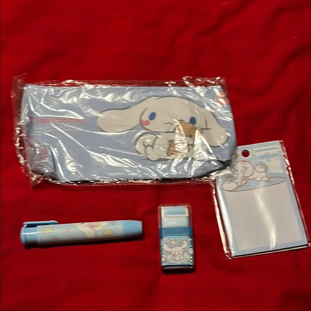 Cinnamoroll Stationery and Pouch Set